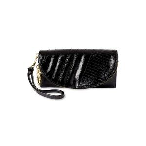 No Boundaries Women’s Charlotte Coin Black Multi Pocket Fashion Stylish Wristlet